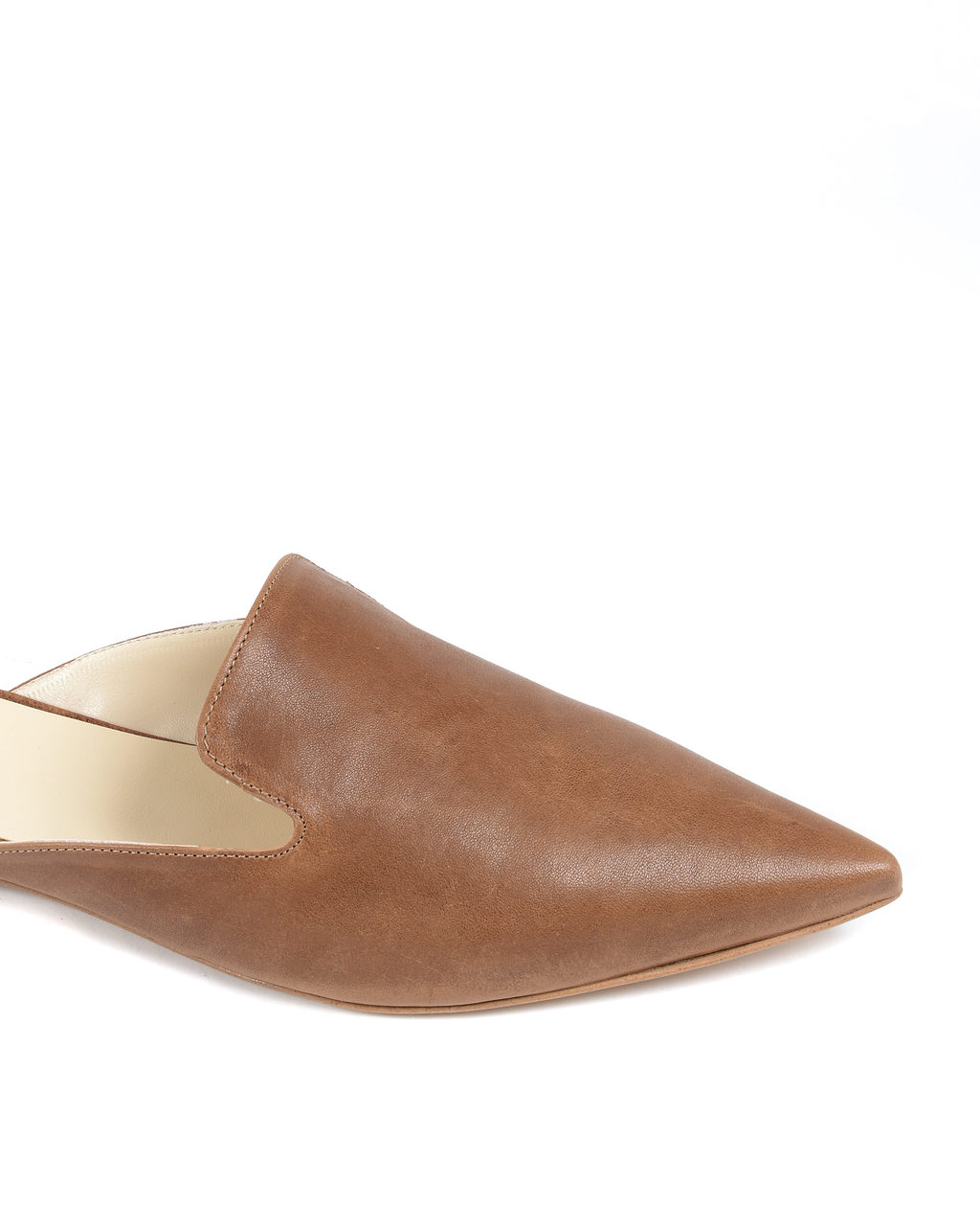 Slide da donna 19V69 Italia Marrone 4747 SABOT PELLE MARRONE