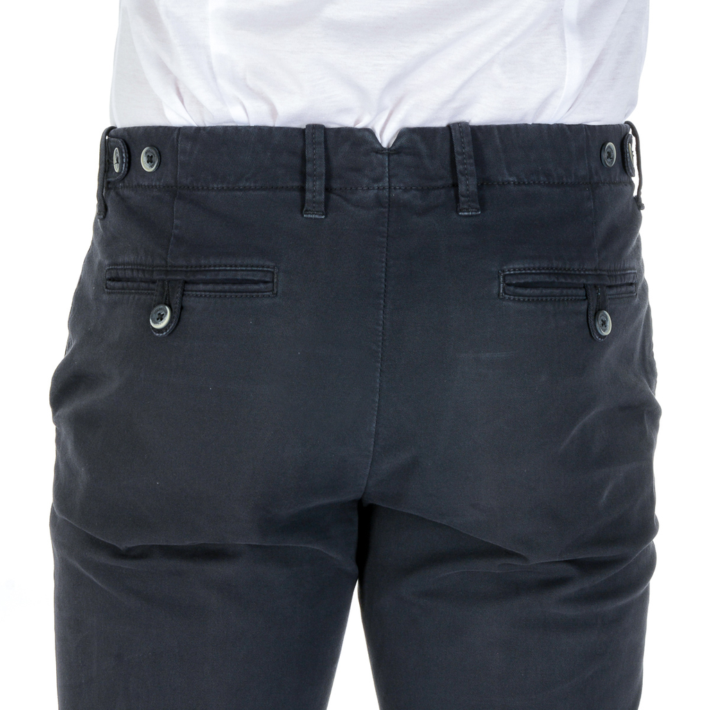 Corneliani Pantaloni Uomo Blu Scuro