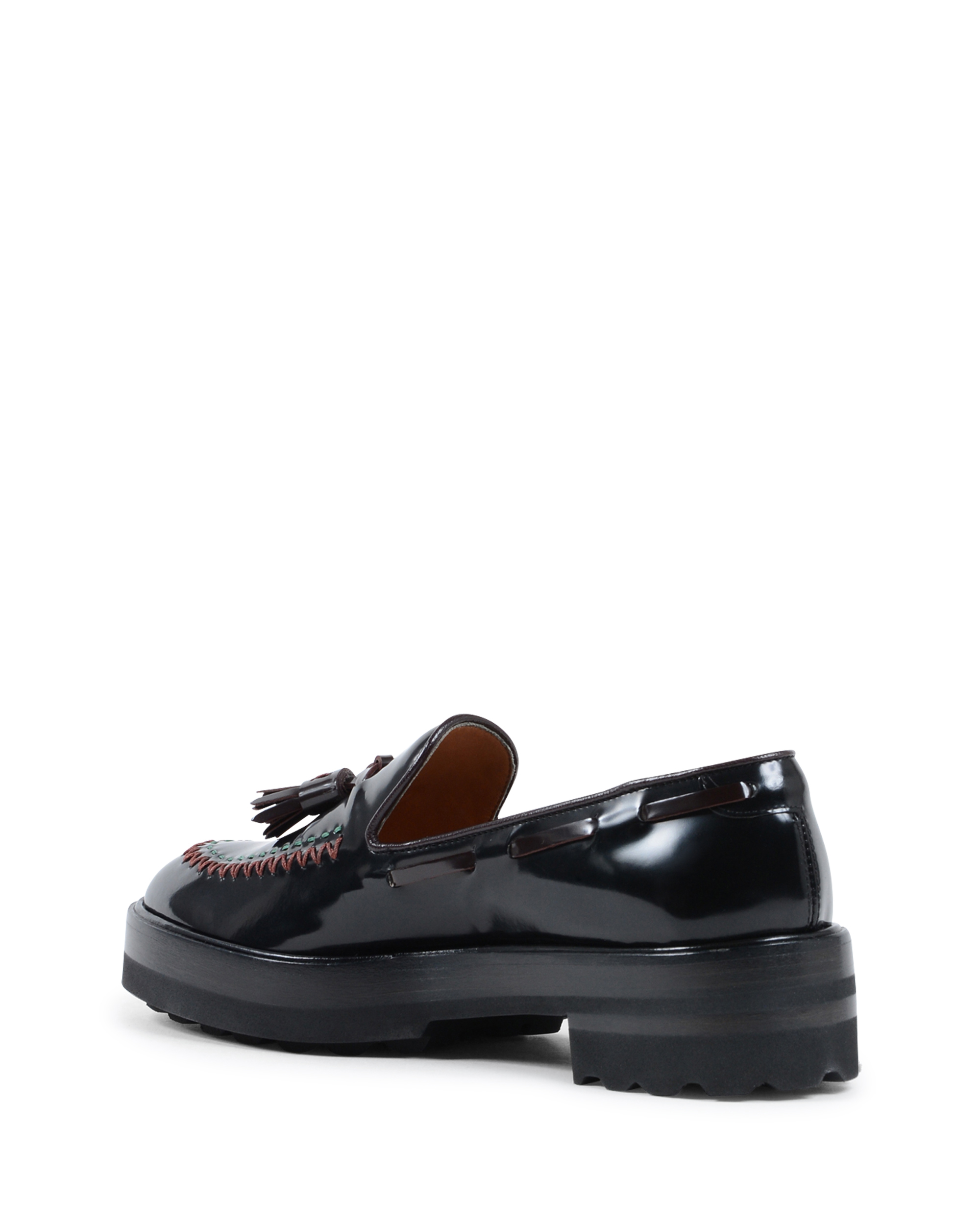 Fratelli Rossetti Mocassino con tacco da donna nero 66398 WINDSOR NERO