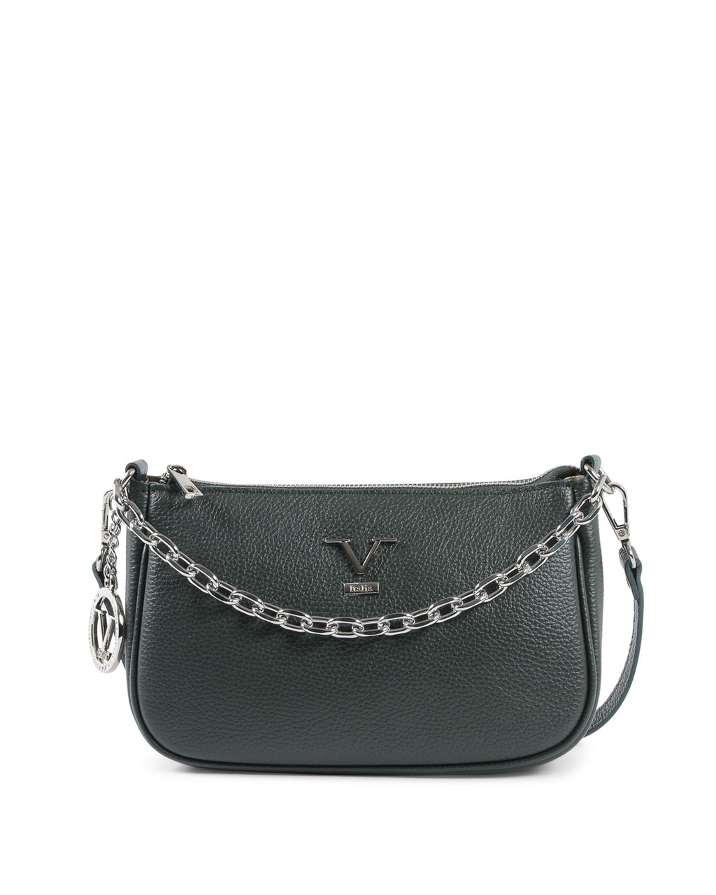 V Italia Borsa da donna verde VE1735 CERVO VERDE