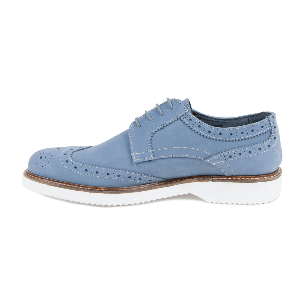 V 1969 Italia Scarpa Brogue Uomo Blu HARRY