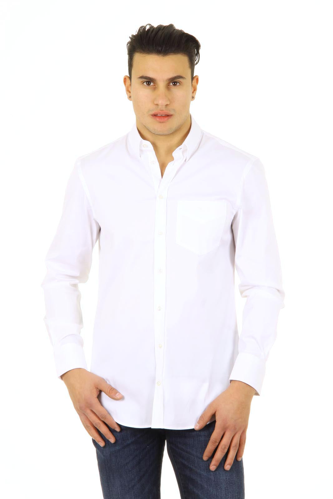 Emporio Armani camicia uomo manica lunga P1CA6T P1A8C 100