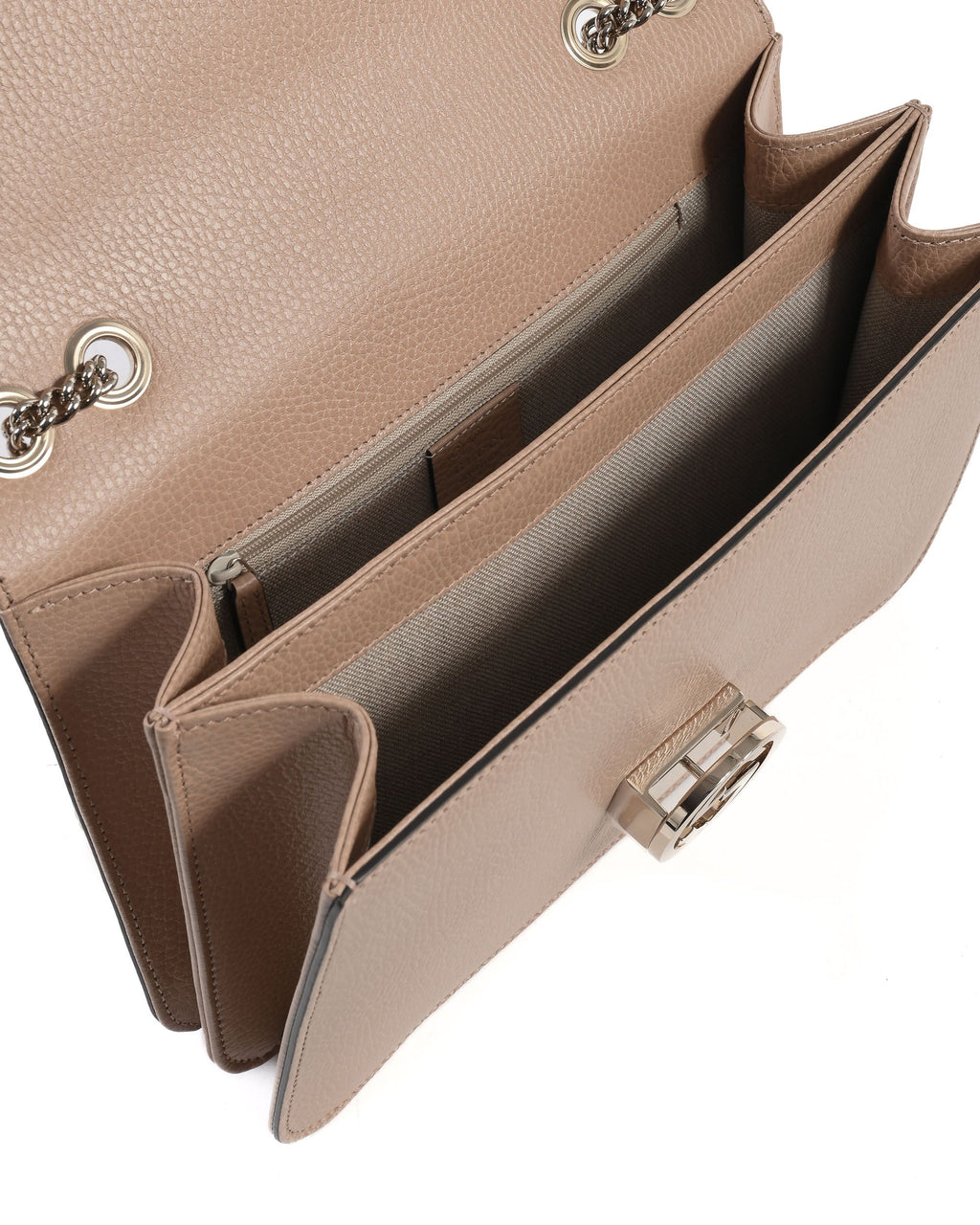 Borsa Gucci Interlocking in pelle con catena 510303 CAO0G 2754