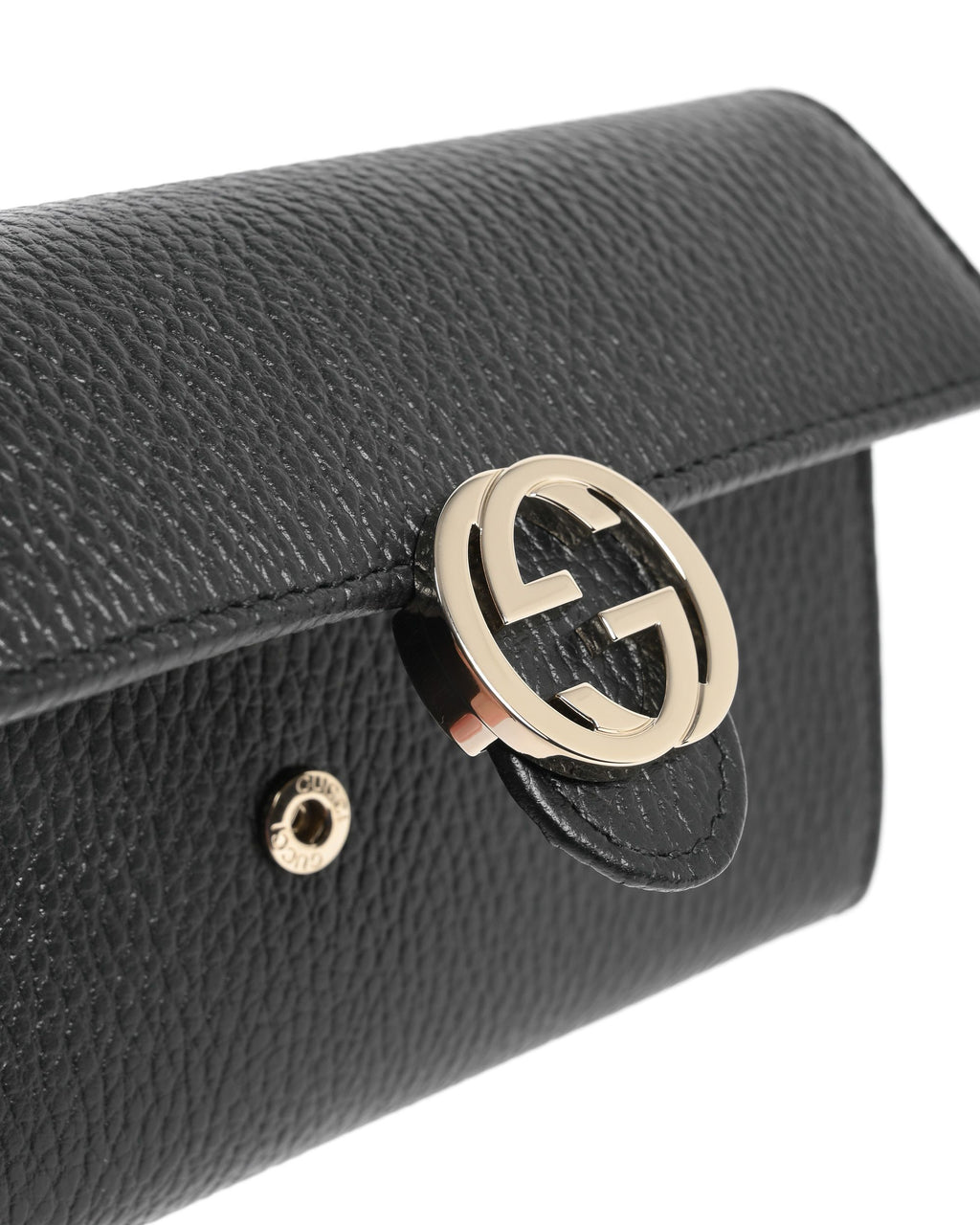 Portafoglio Gucci in pelle con chiusura a incastro 615524 CAO0G 1000