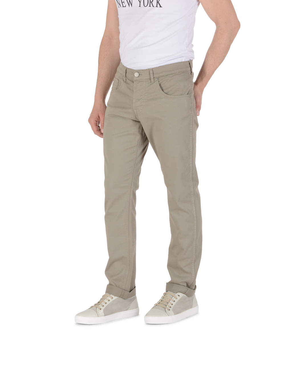 Pantaloni da uomo Andrew Charles Regular Fit FRANK TAUPE