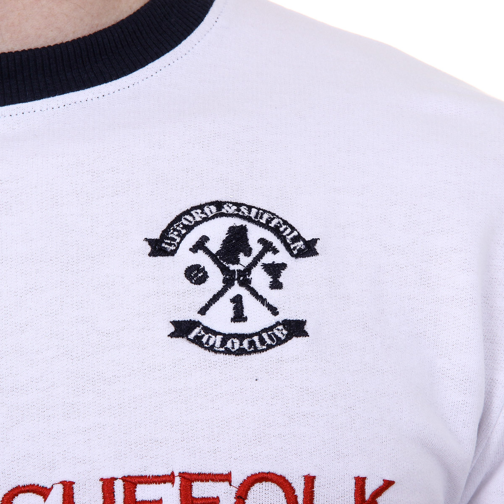 Maglione da uomo a maniche lunghe con scollo tondo Ufford & Suffolk Polo Club