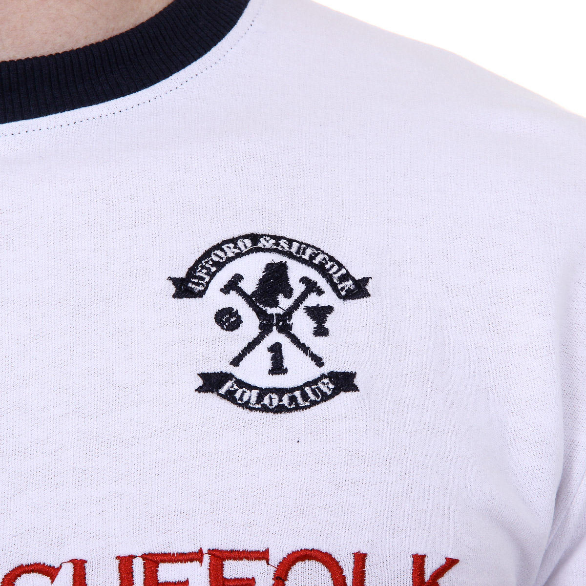 Maglione da uomo a maniche lunghe con scollo tondo Ufford & Suffolk Polo Club