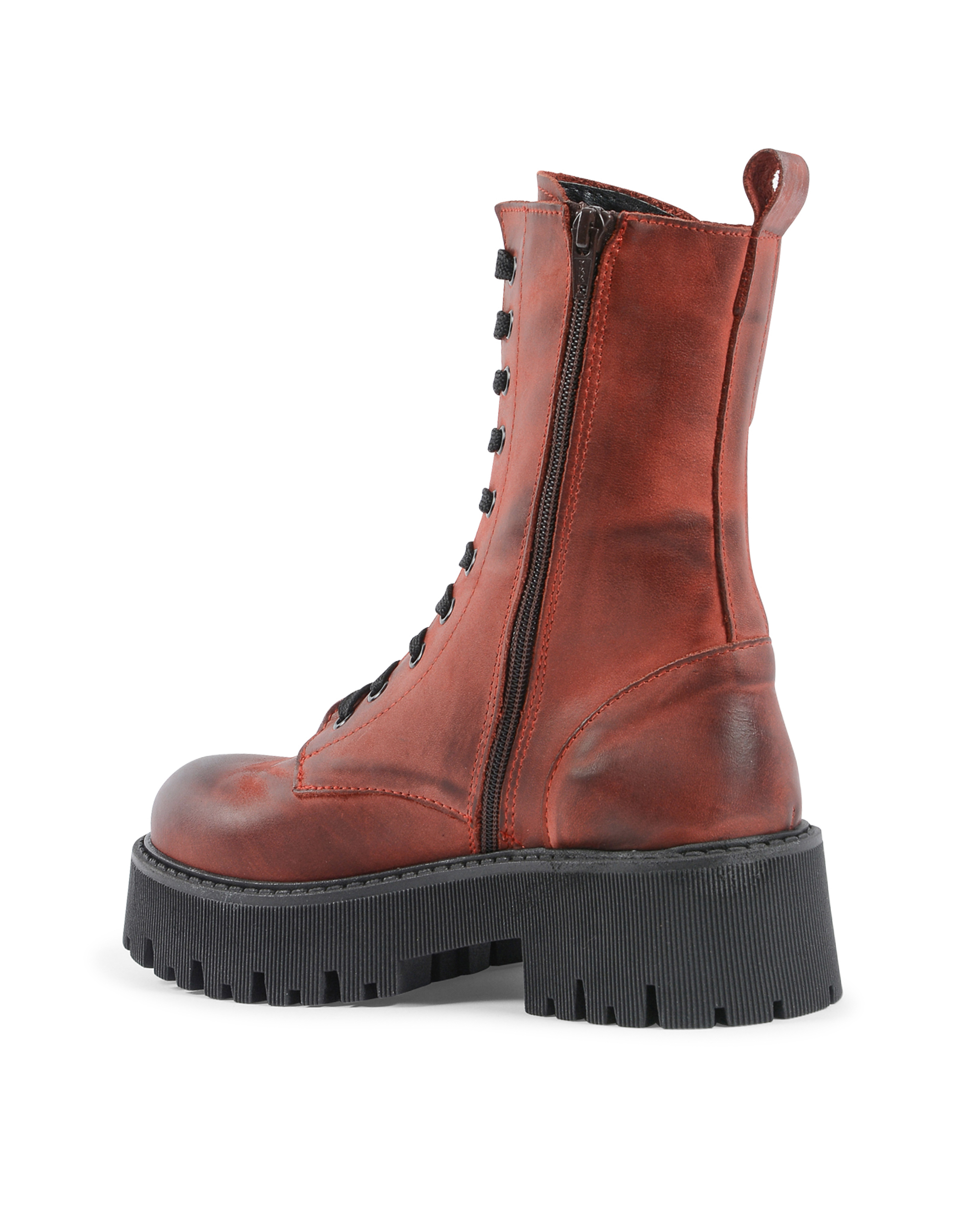 19V69 Italia Scarponcino Donna Bordeaux 10-V NABUK BORDO