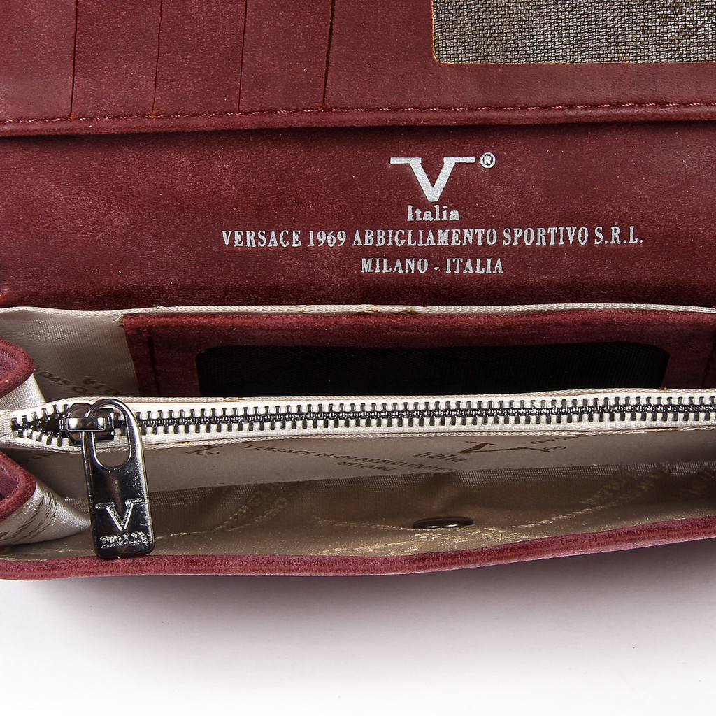 V 1969 Italia Borsa da donna rosso scuro VENUS