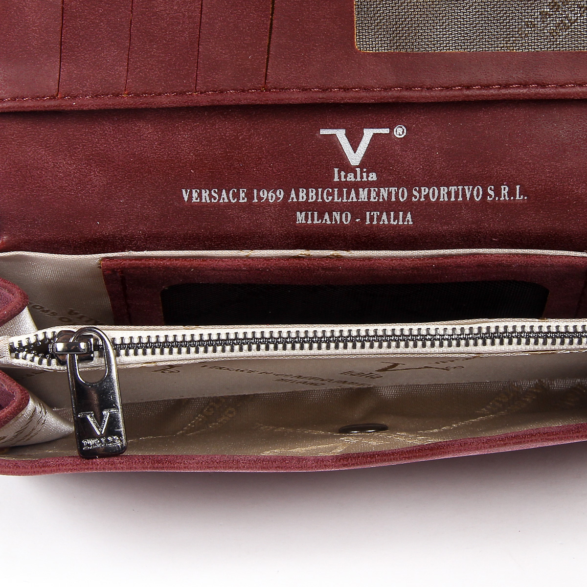 V 1969 Italia Borsa da donna rosso scuro VENUS