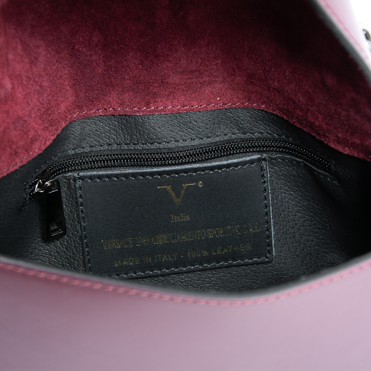 V 1969 Italia Borsa da donna Bordeaux DIADEMA