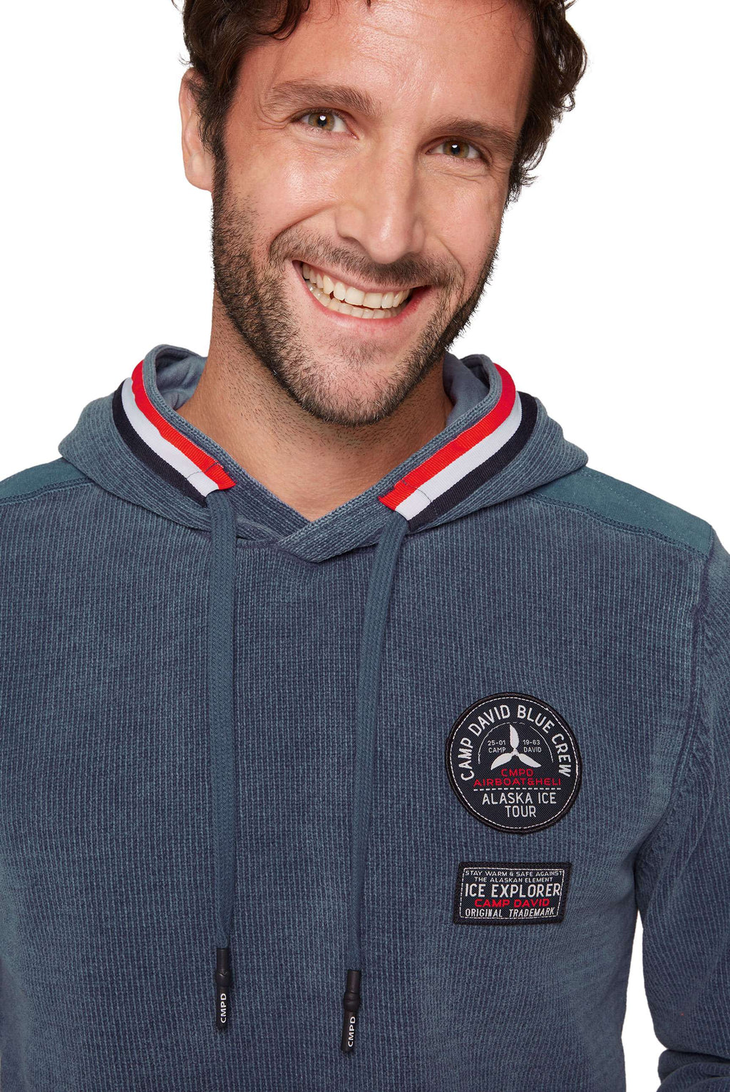 Maglione da uomo Camp David con cappuccio