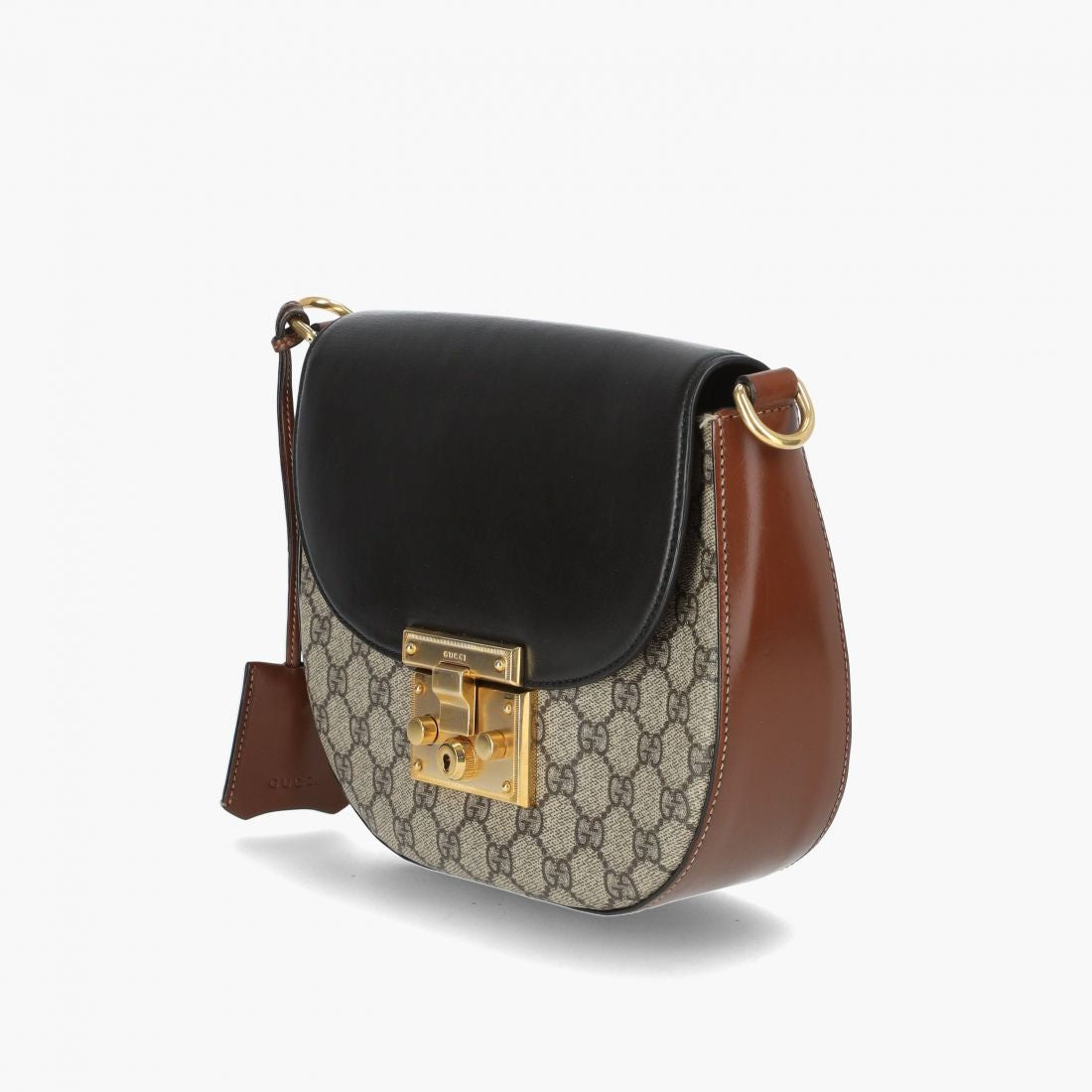 Borsa a tracolla con lucchetto monogramma GG