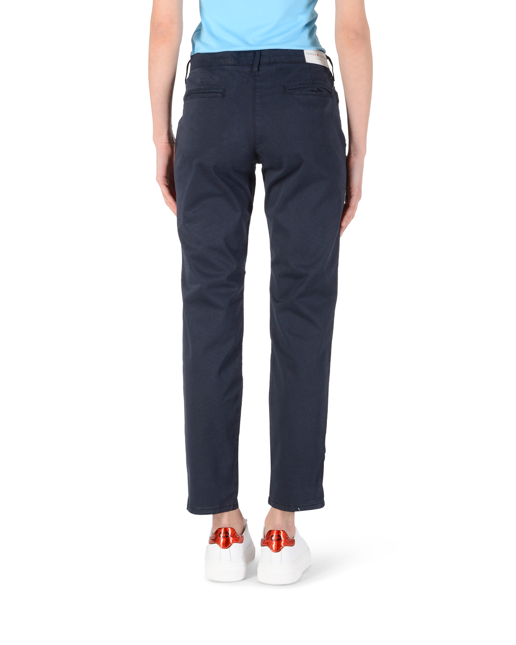 Pantaloni da donna Andrew Charles Regular Fit YOKO NAVY