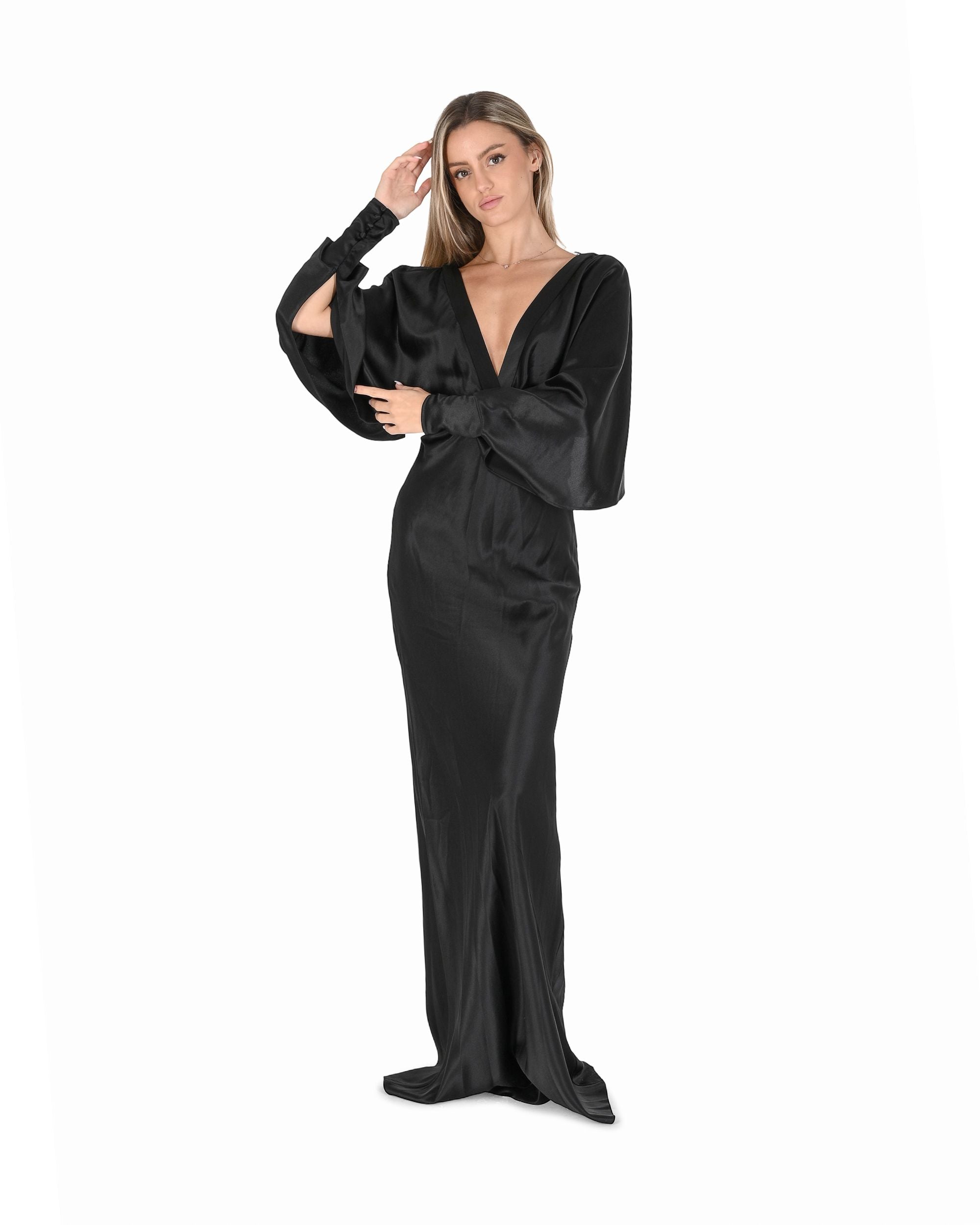 Abito da donna Saint Laurent 801228Y001W 1000 801
