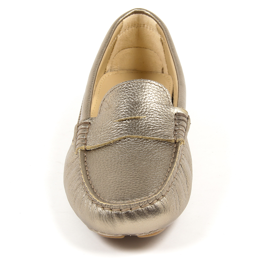 V 1969 Italia Mocassino da donna oro AMALFI