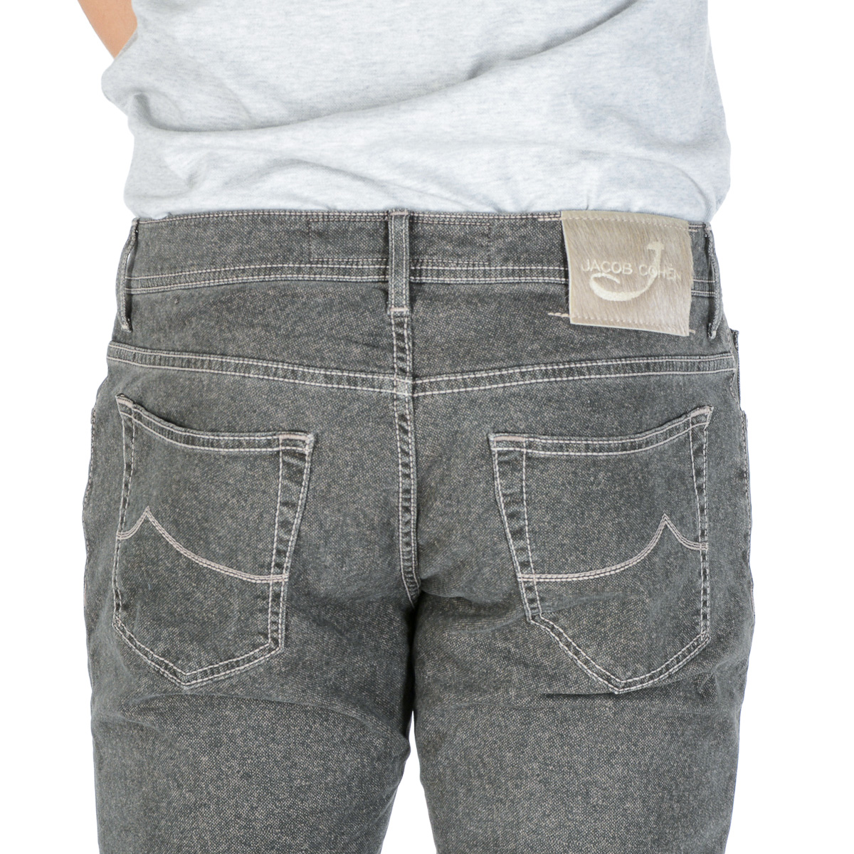 Pantaloni da uomo Jacob Cohen J688 grigi