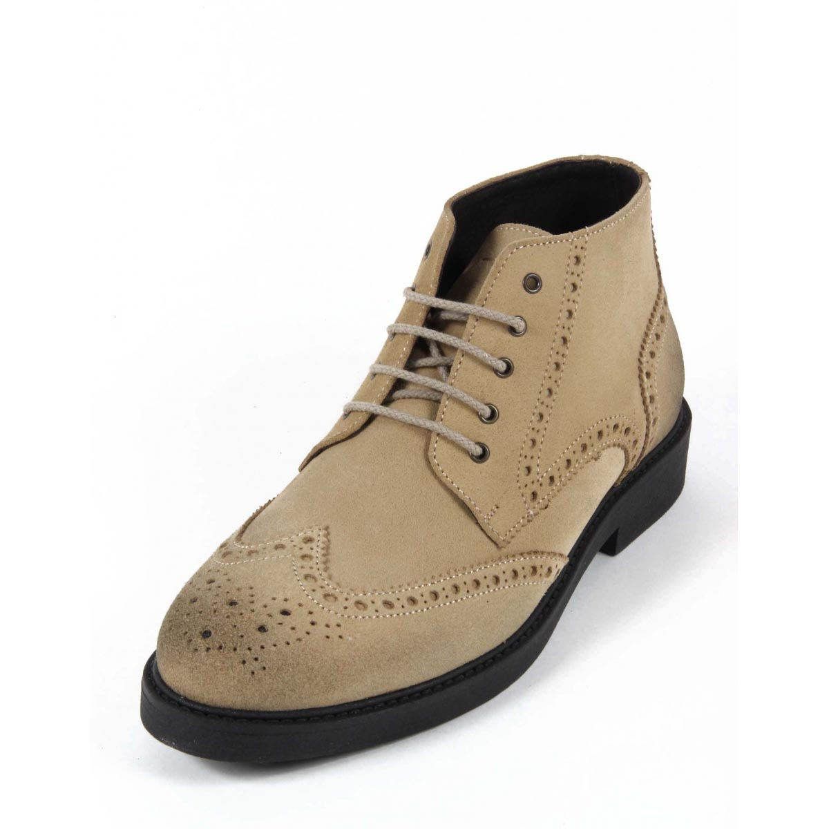 Stivaletto Uomo V 1969 Italia V2660 CAMOSCIO TORTORA