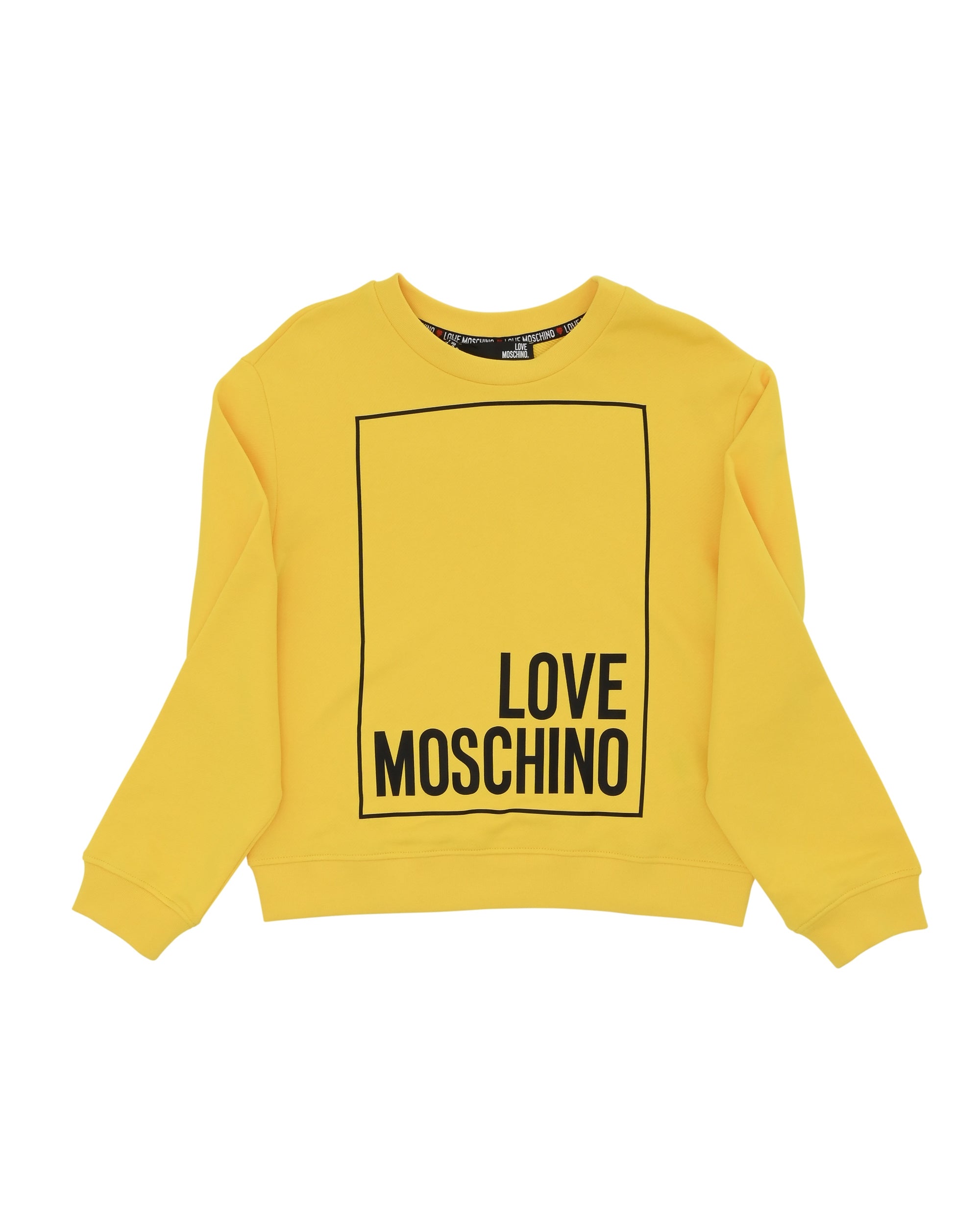 Felpa da donna Love Moschino W 6 306 47 M 4055 I60 GIALLO