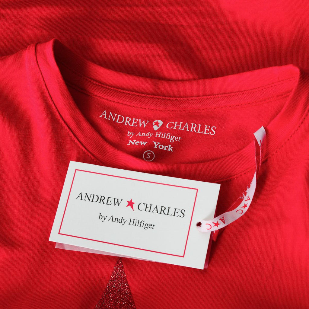 Andrew Charles By Andy Hilfiger T-shirt da donna TS501 03 1002 TARANA RED S8