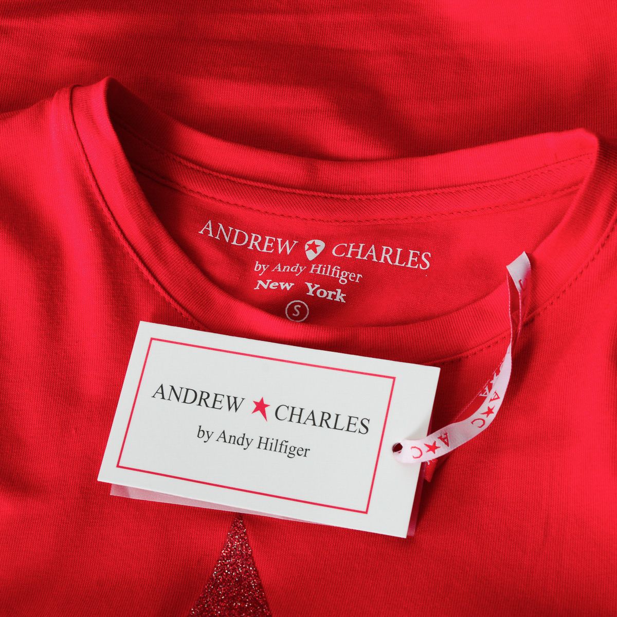 Andrew Charles By Andy Hilfiger T-shirt da donna TS501 03 1002 TARANA RED S8