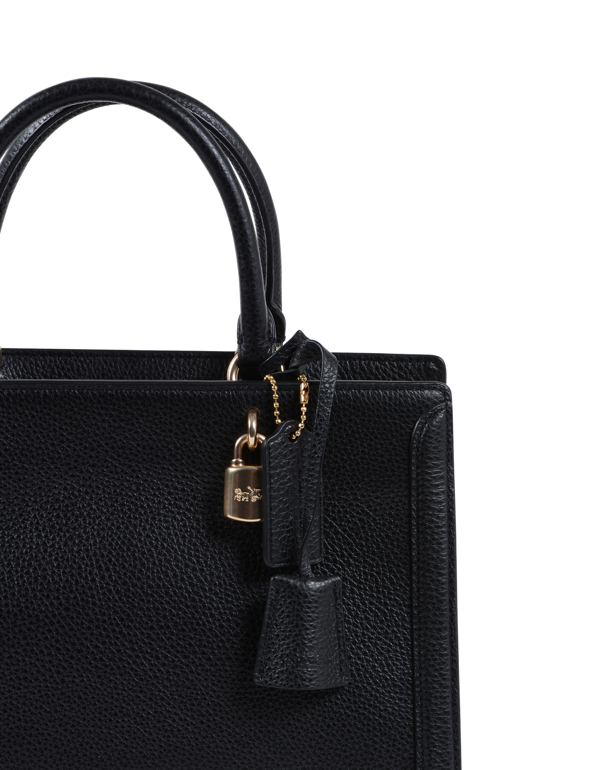 Borsa a mano da donna Coach nera F88037 NERO