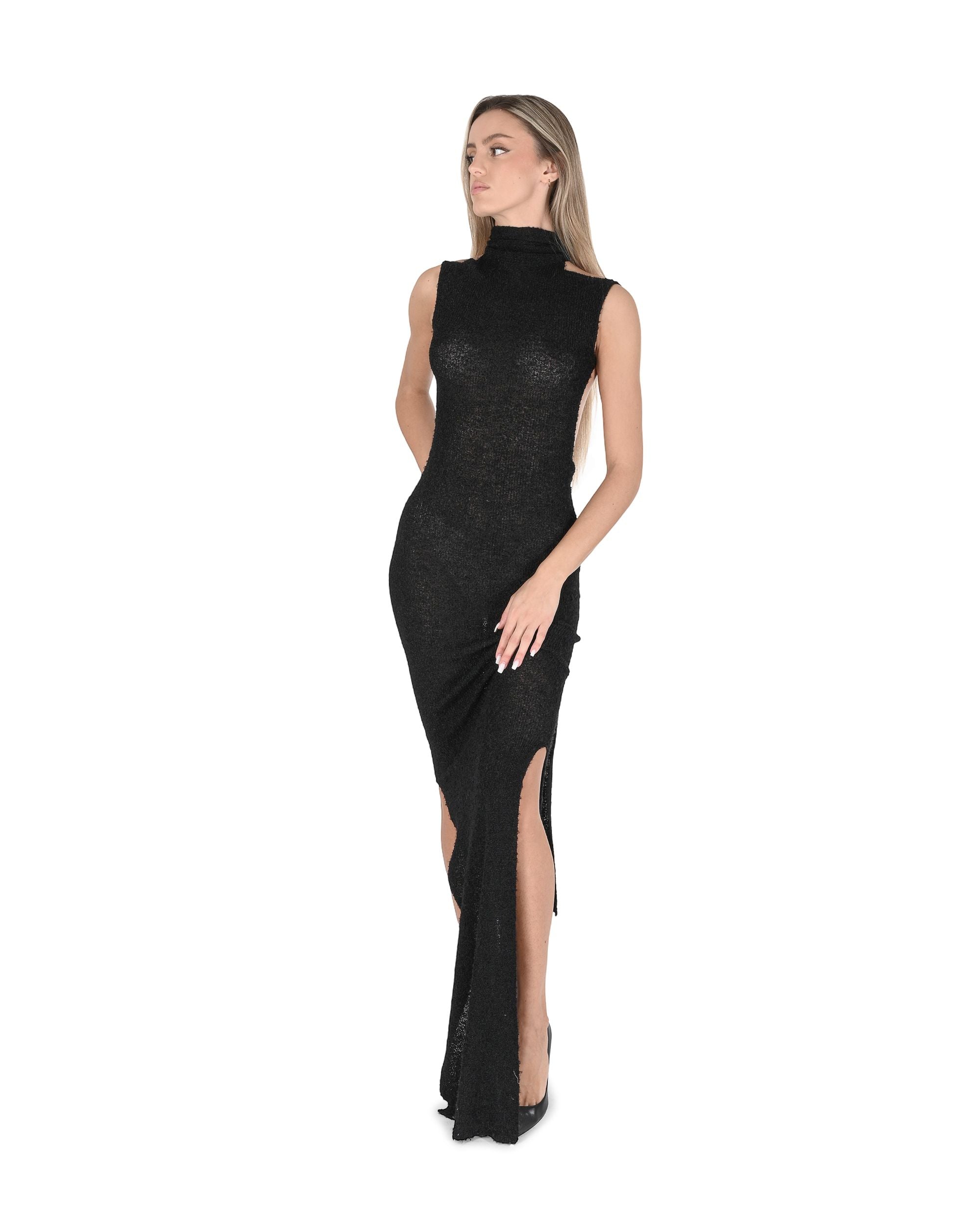 Abito da donna Aya Muse AMPF2403 NERO 801