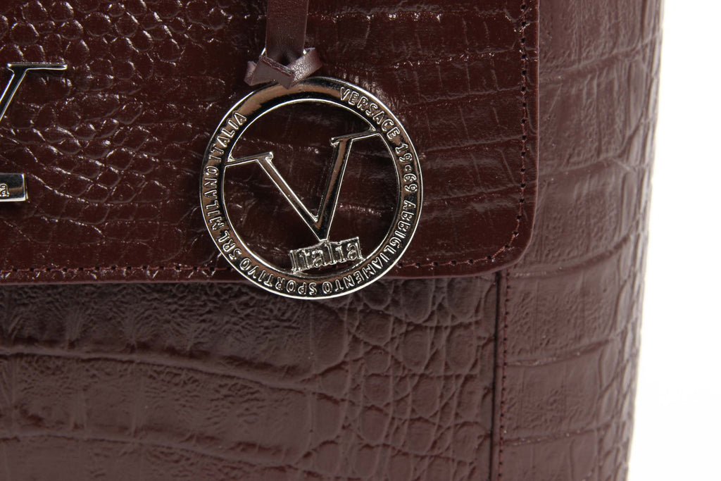V 1969 Italia Borsa da donna ARC01 MOIRA COCCO BORDEAUX