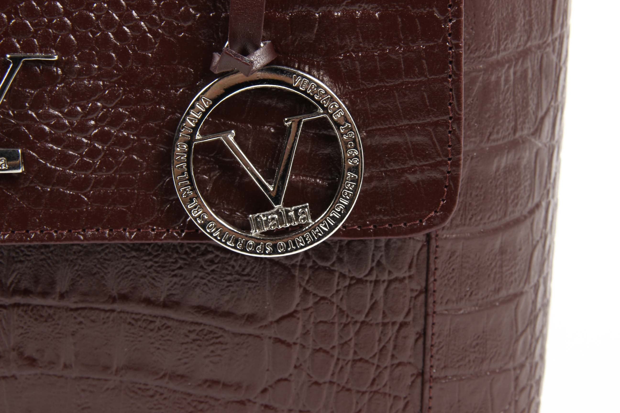 V 1969 Italia Borsa da donna ARC01 MOIRA COCCO BORDEAUX