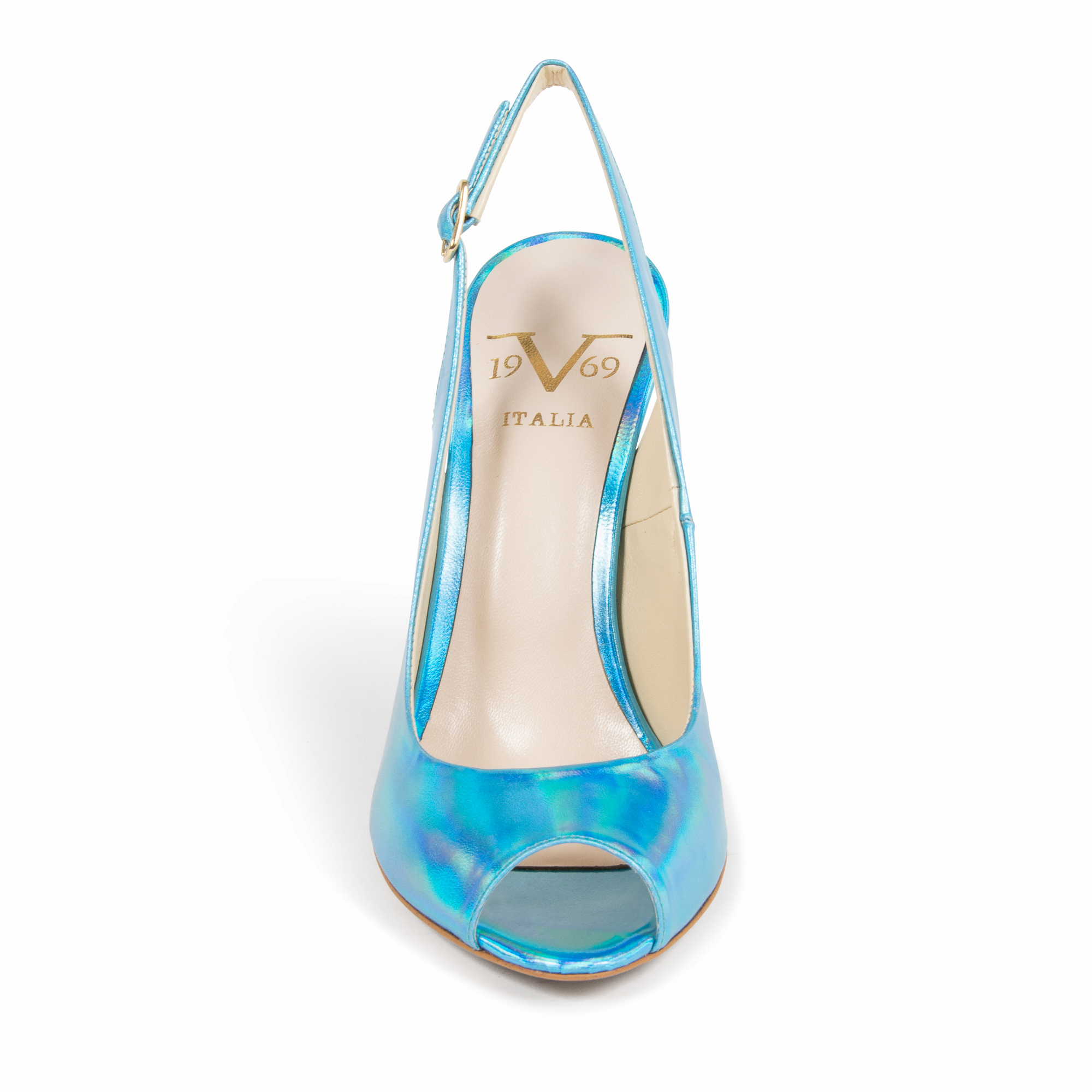 Sandalo Donna V1969 Italia Azzurro 305 SPECCHIO AZZURRO CANGIANTE