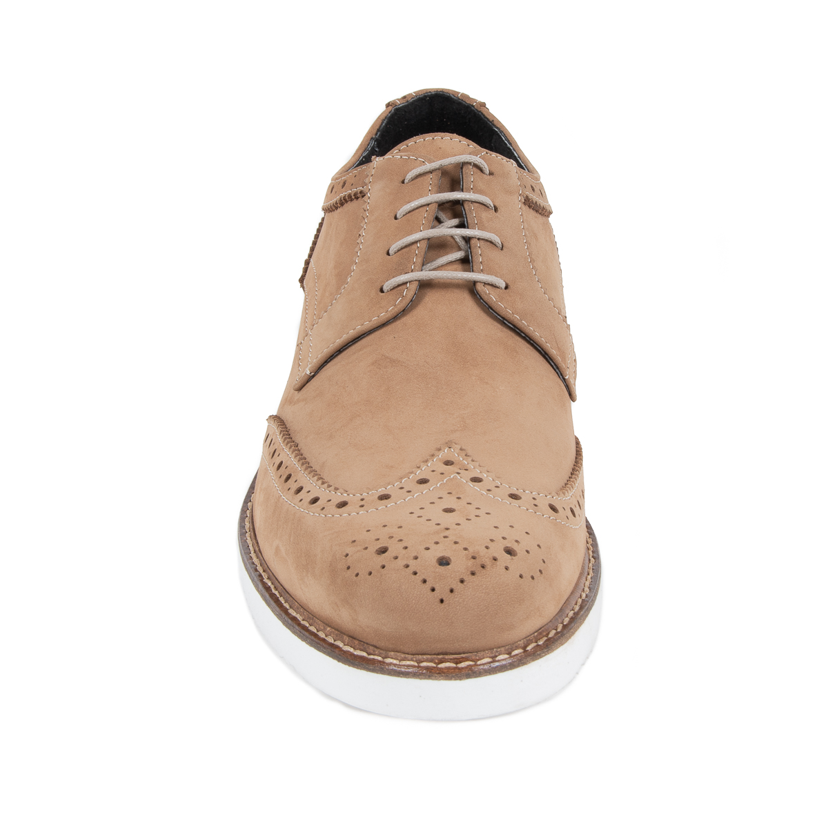 Scarpe brogue da uomo V 1969 Italia Marrone HARRY 5141 NABUK VAR 2