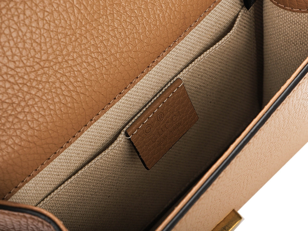Borsa a tracolla in pelle GG Marmont