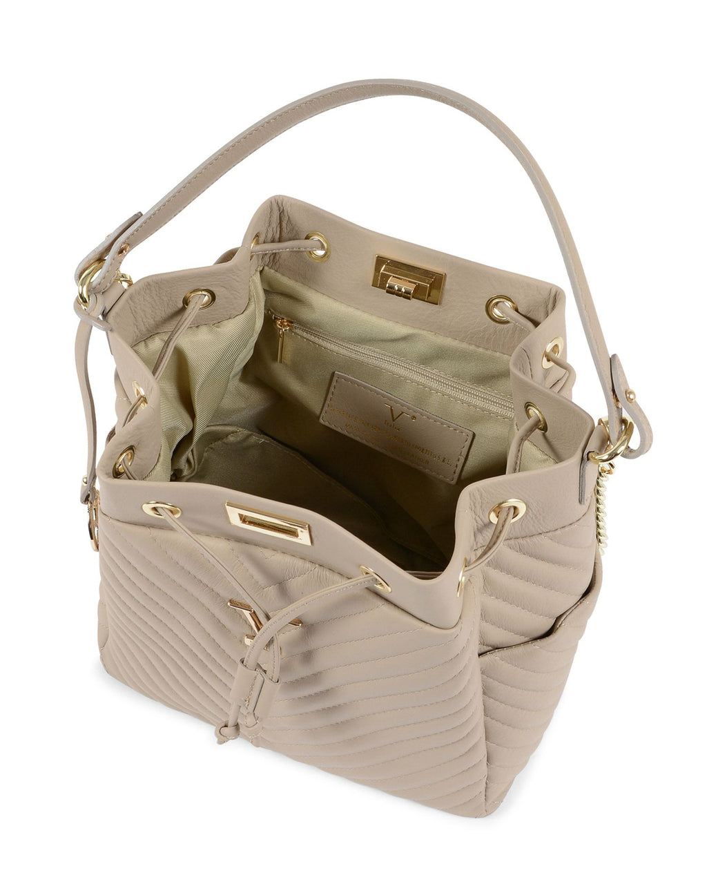 V Italia Borsa a tracolla da donna Beige BH10272 52 SAUVAGE MARMO