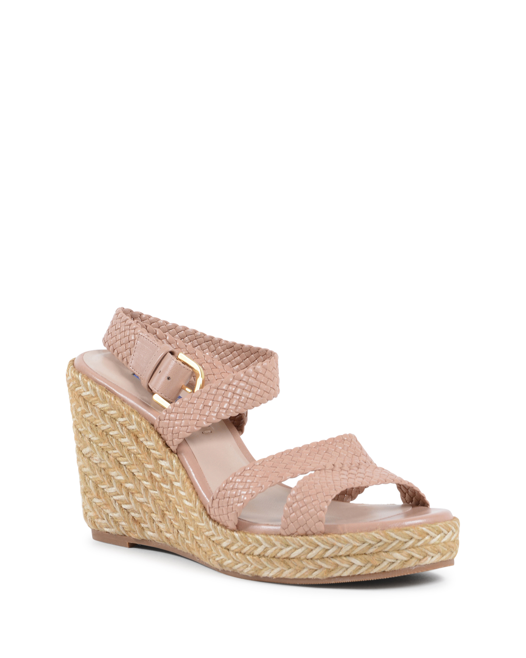 Sandalo con zeppa da donna Stuart Weitzman rosa ELSIE 85