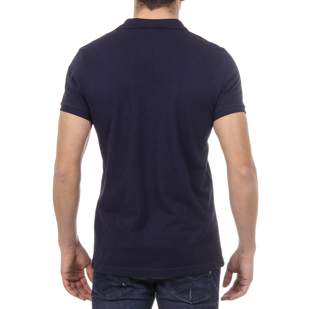 Polo da uomo a maniche corte Ufford & Suffolk Polo Club US008 BLU NAVY
