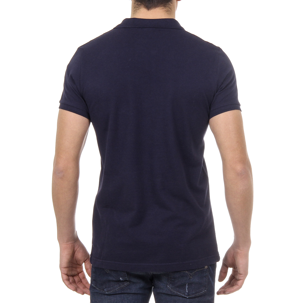 Polo da uomo a maniche corte Ufford & Suffolk Polo Club US008 BLU NAVY