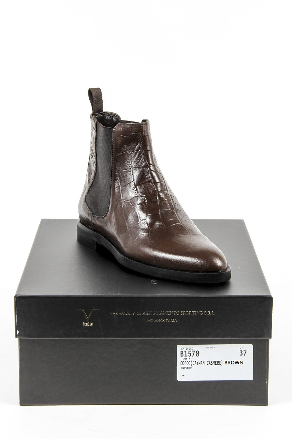 V 1969 Italia Stivaletto Donna B1578 COCCO CASHMERE MARRONE