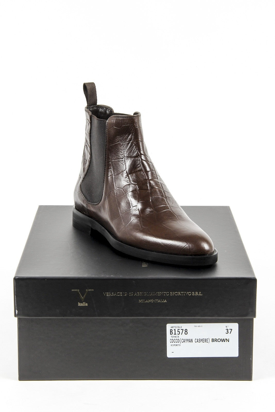 V 1969 Italia Stivaletto Donna B1578 COCCO CASHMERE MARRONE