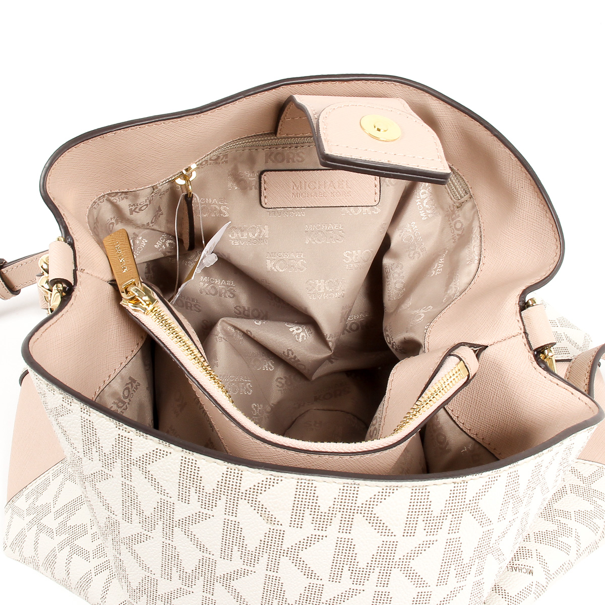 Borsa a mano da donna Michael Kors PORTIA 35F7GPAS3B VANIL BALLET