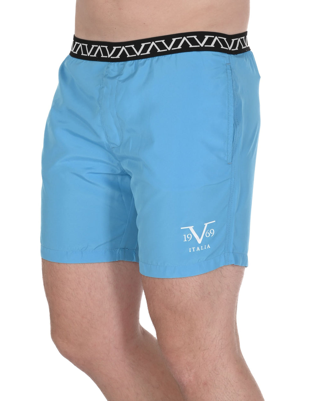 19V69 Italia Costume da bagno da uomo VSC1MBM07 AZZURRO