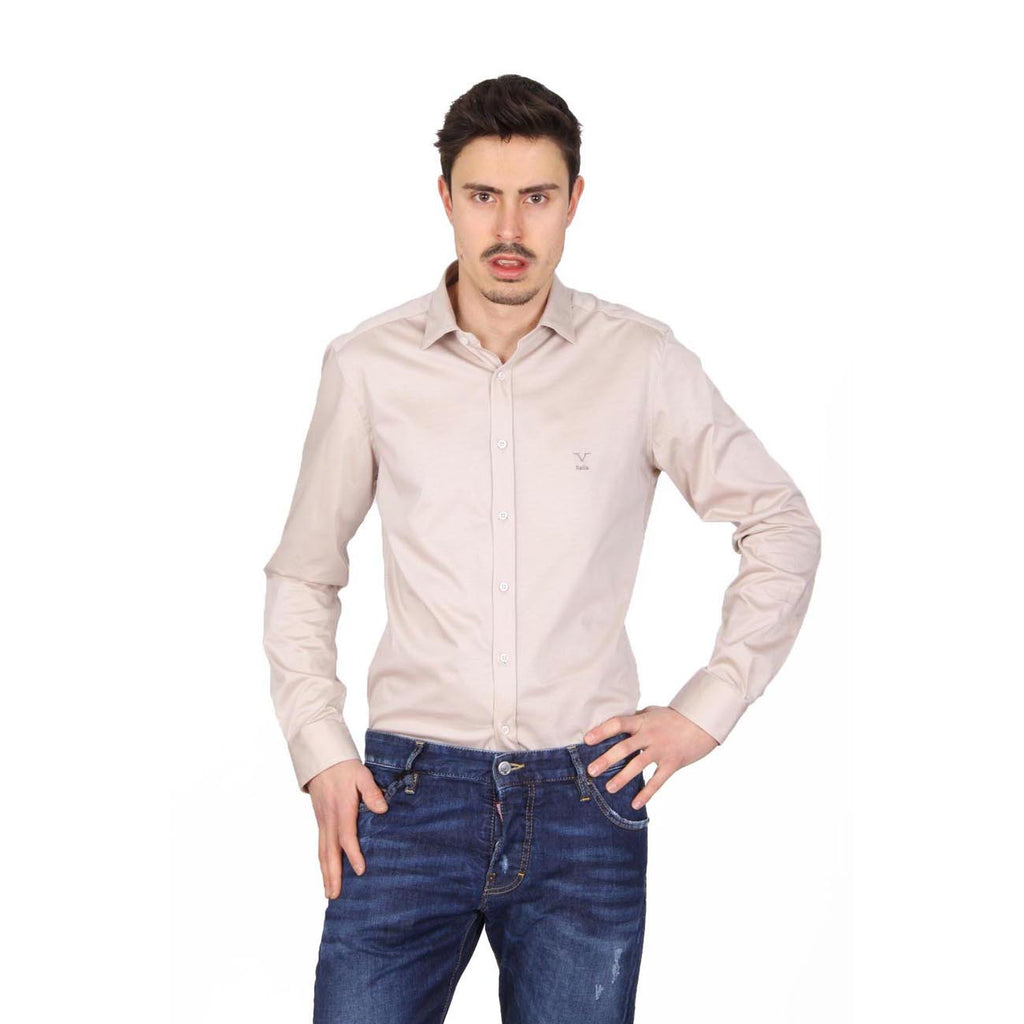 V 1969 Italia maglia da uomo a maniche lunghe Paris Jersey Beige
