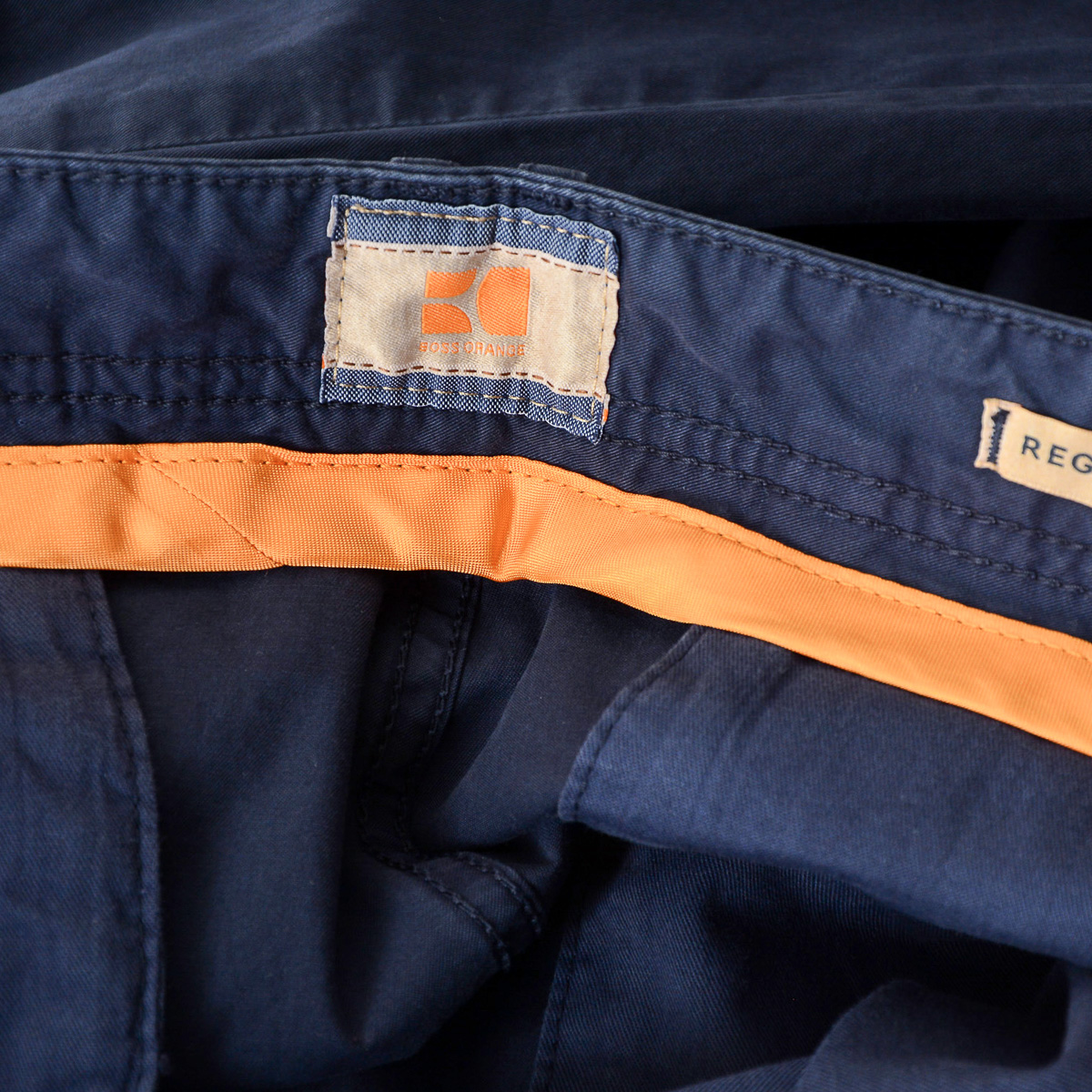 Pantaloni da uomo Hugo Boss blu scuro SCHINO