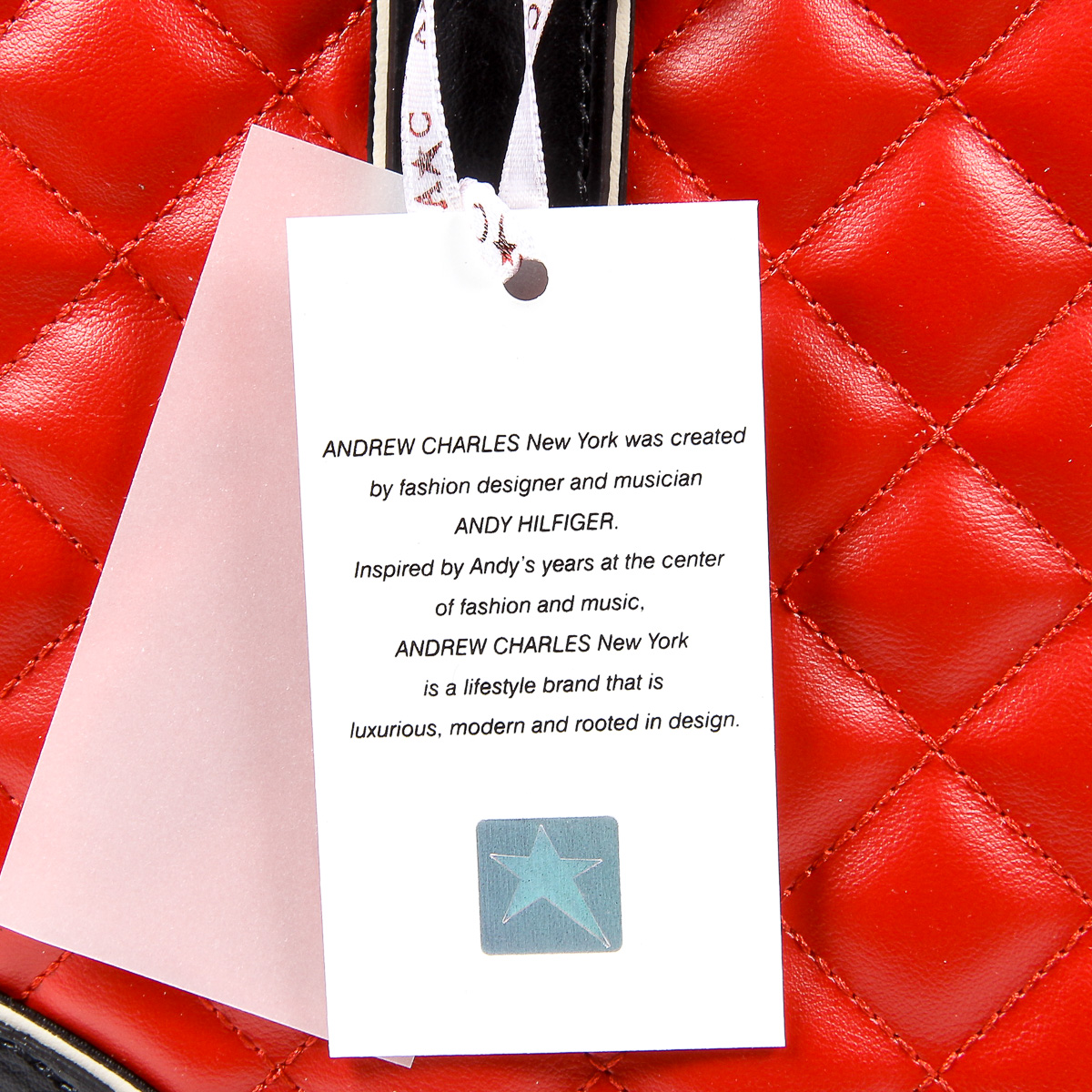 Borsa a mano da donna Andrew Charles rossa LILLI
