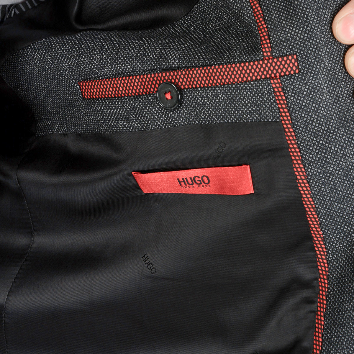 Abito da uomo Hugo Boss grigio ANEO WIAD HILOR