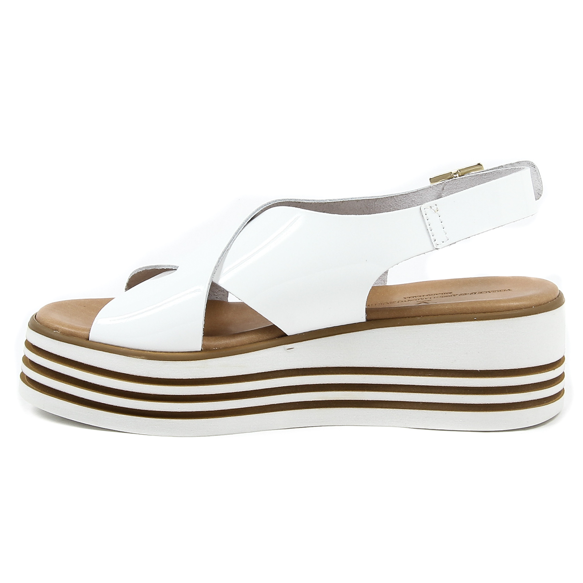 Sandalo flatform da donna V 1969 Italia