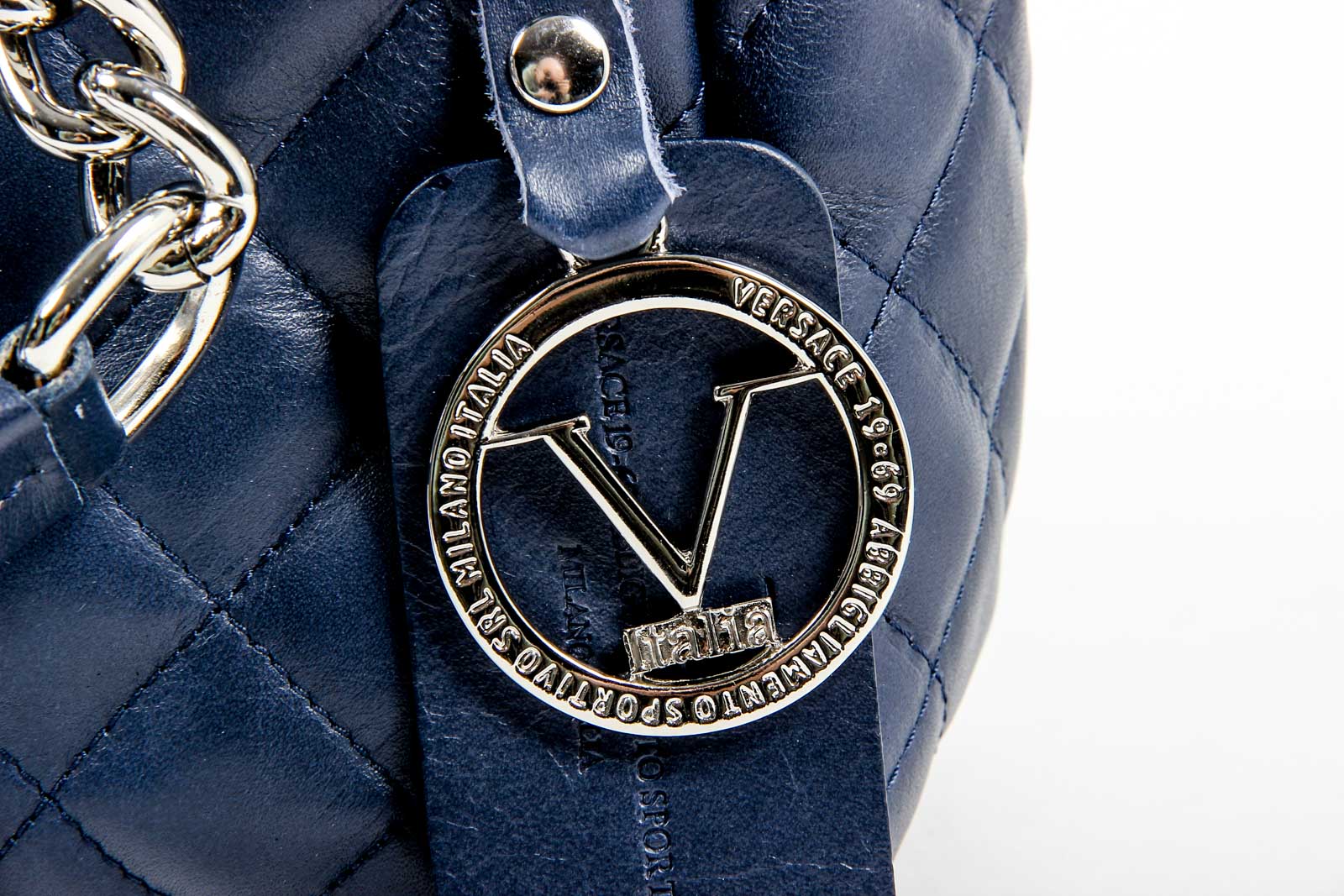 V 1969 Italia Borsa da donna V011 S BLUE JEANS