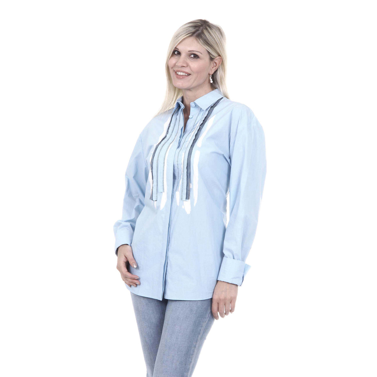 Camicia da donna Bottega Veneta 365119 VZDQ1 4971