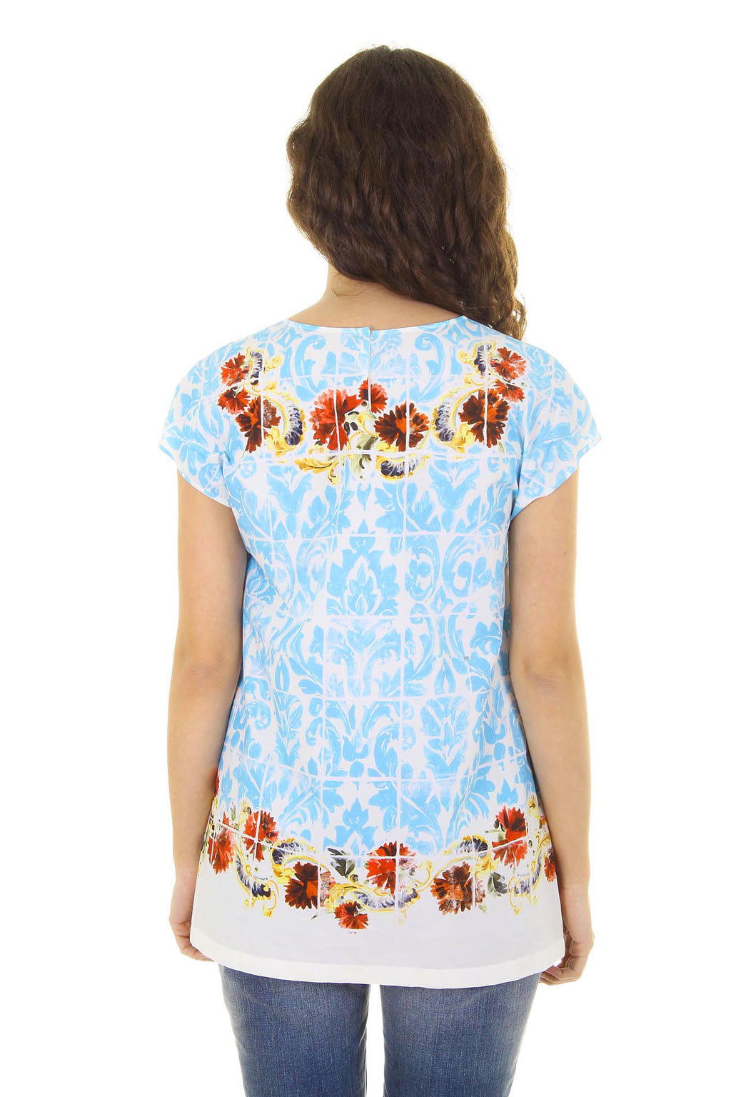 Dolce & Gabbana top da donna a manica corta F7Q08T FP5J6 X0800