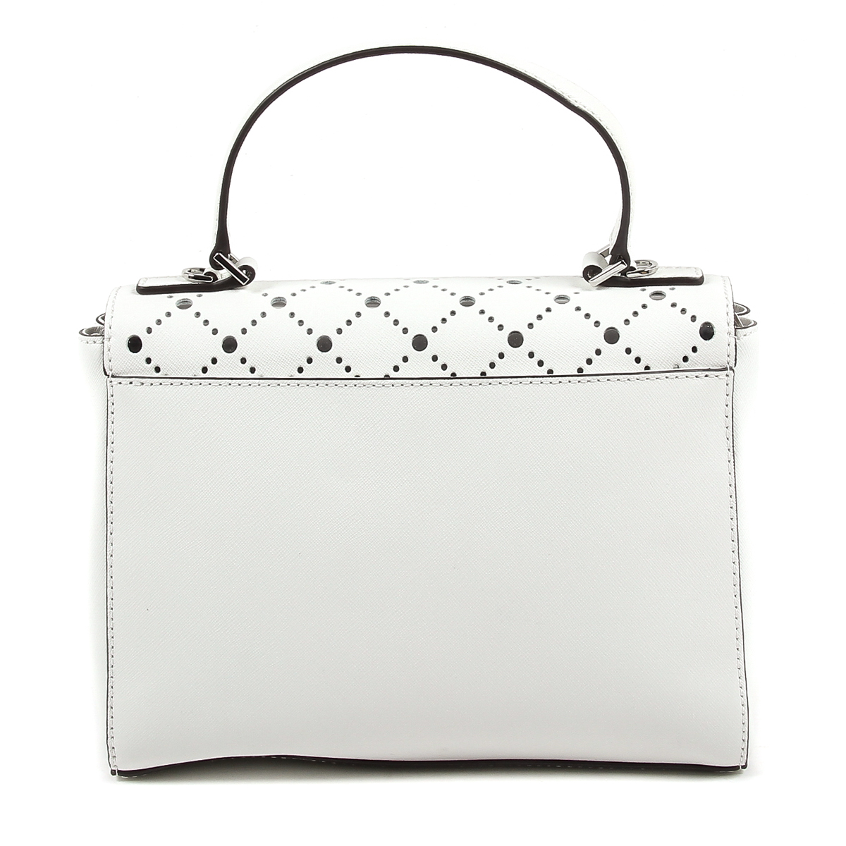 Borsa a mano da donna Michael Kors VIOLET 35S7SV1S2L BIANCO OTTICO