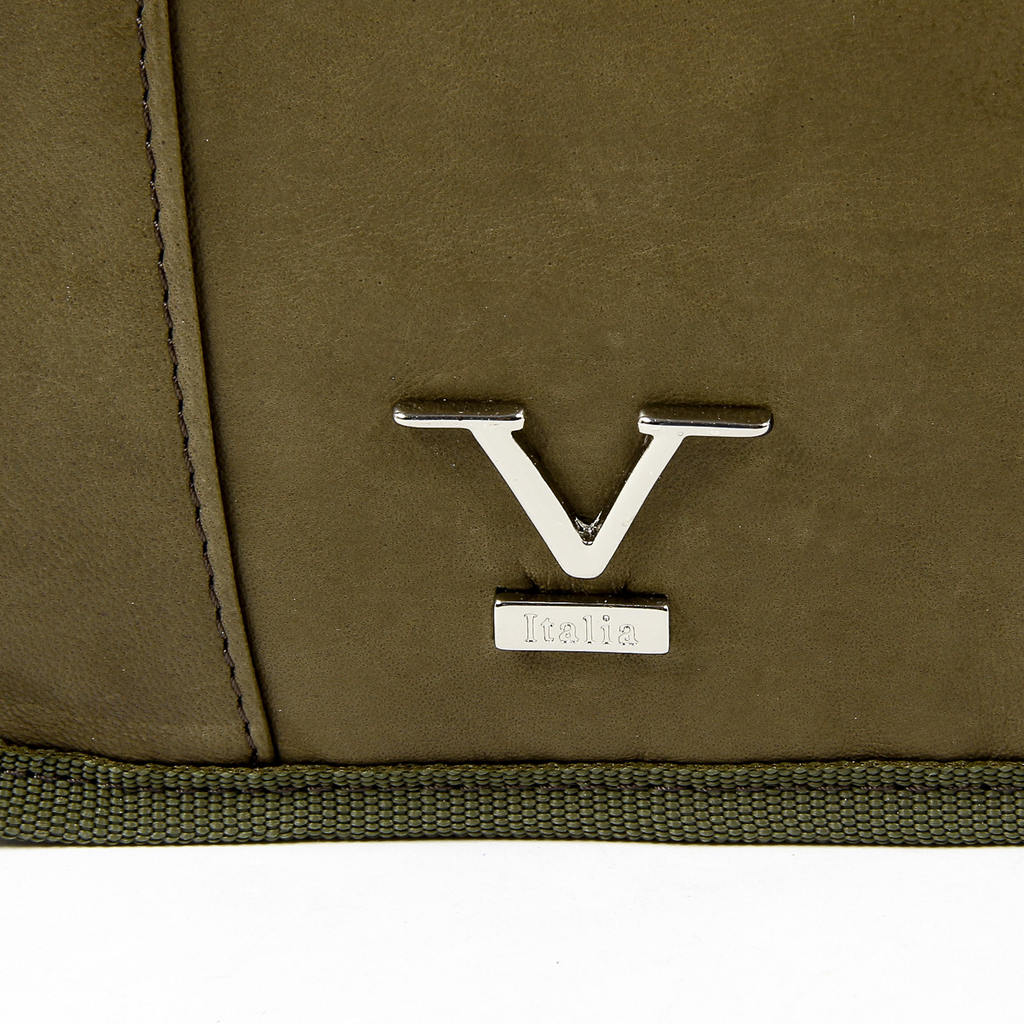 V 1969 Italia Borsa da uomo verde scuro MOSCA